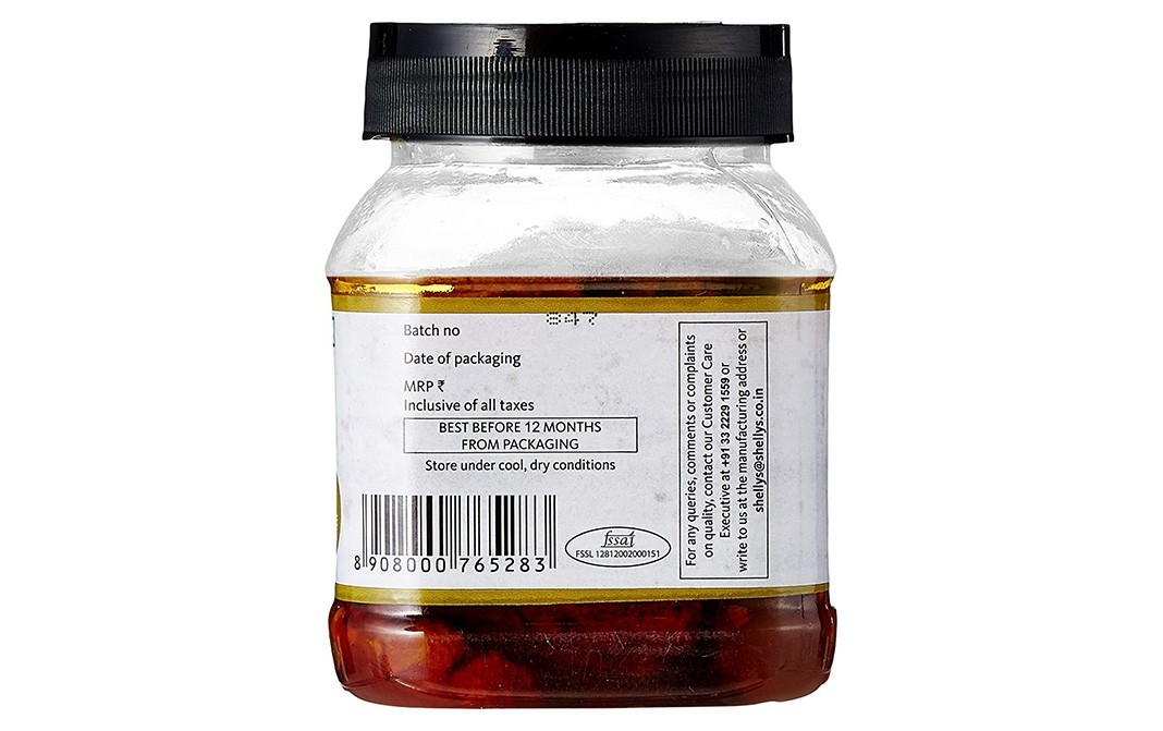 Shelly's Classic Bengali Mixed Pickle   Glass Jar  200 grams